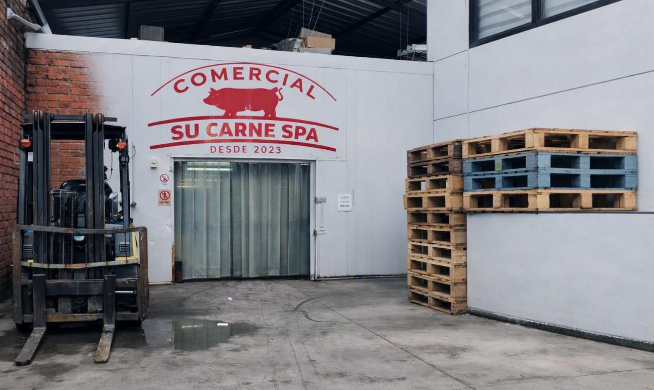 Exterior de la planta de Comercial Su Carne SpA